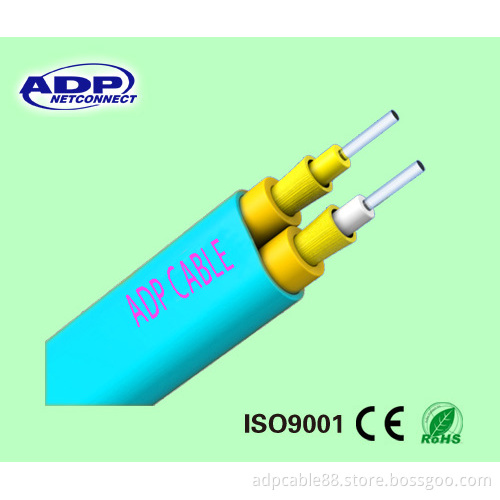 Flat Twin Duplex Fiber Optic Cable